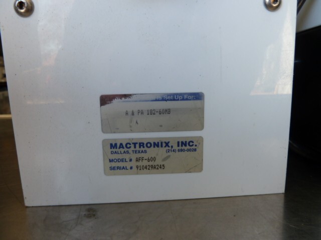 MACTRONIX AFF-600/ FLAT FINDER