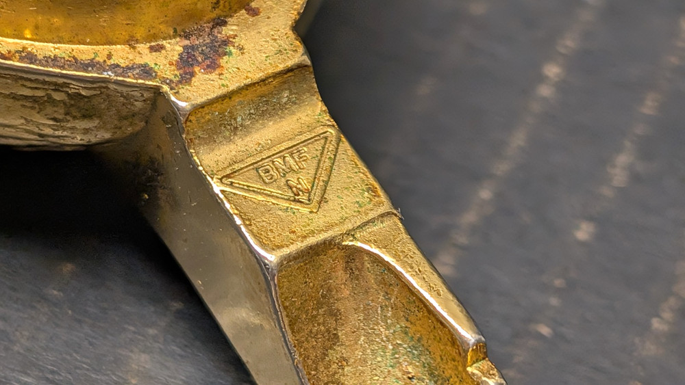 Mid-Century Walnut Nut Cracker Nutcracker Bar Tool BMF/N W. Germany