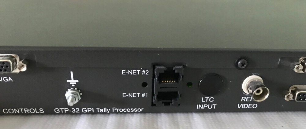 DNF Controls GTP-32 GPI Tally Processor Flex Control Network Rack Mountable