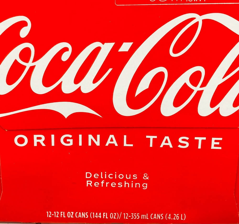 Coca Cola Original Taste Soda 12 pack Coke