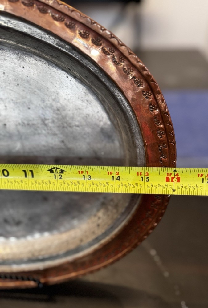 Antique Hammered Copper Serving Platter’s