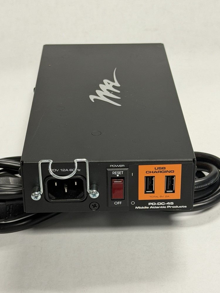 L•Middle Atlantic PD-DC-45 | 45 Watt Compact DC Power Distribution System