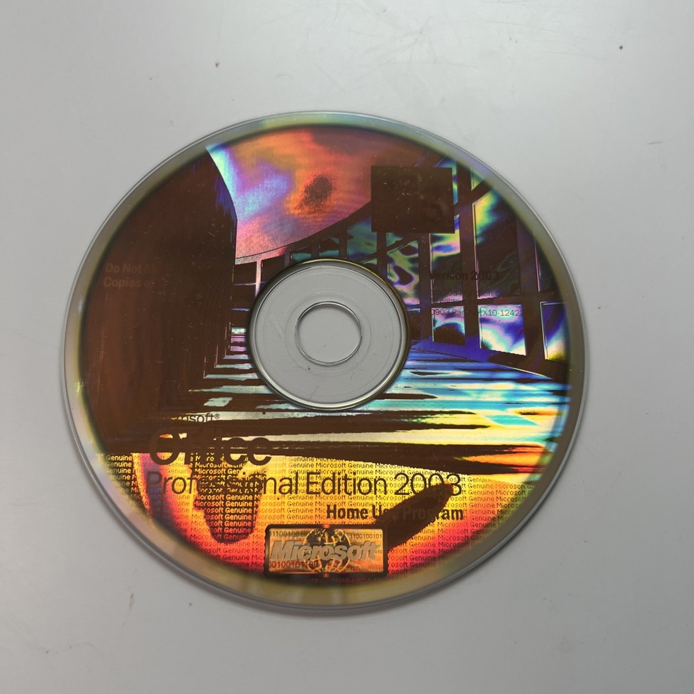 Microsoft Office Professional Edition 2003 - Home Use Program - with Product Key