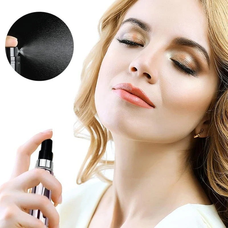 5ml Perfume Atomizer Refillable Spray Bottle Mini Aluminum Travel Container