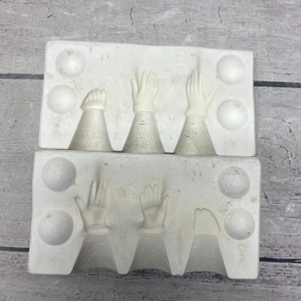 Holland Ceramic Casting Mold Doll Hands #H-1037