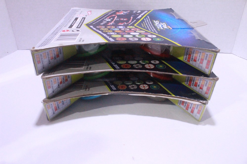 3x Hot Wheels Spin Shotz 4 Pack Special Edition Disc Hyper Speed Track Discs NEW