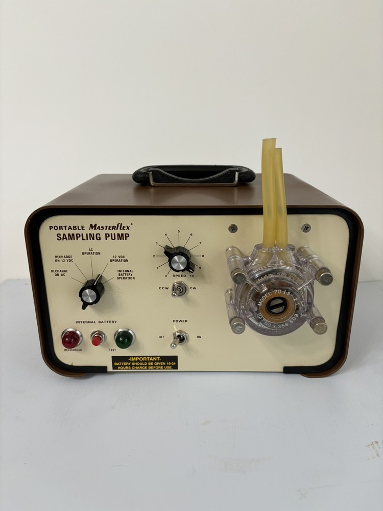 Cole-Parmer 7570-00 MasterFlex Portable L/S Sampling Pump with 7015-21 Head