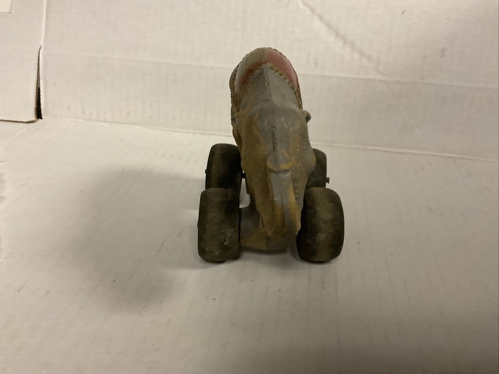 Old Toy HUBLEY Huboid ELELPHANT PULL TOY on Wheels
