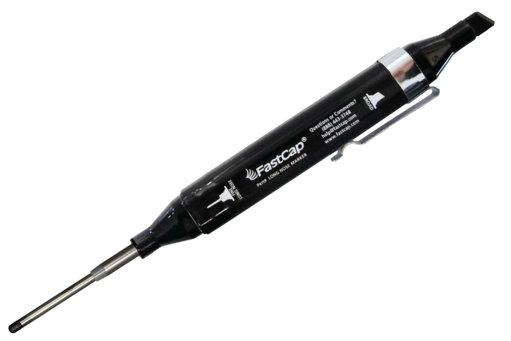 FastCap Long Nosed Pattern Marker - Black - Long Reach