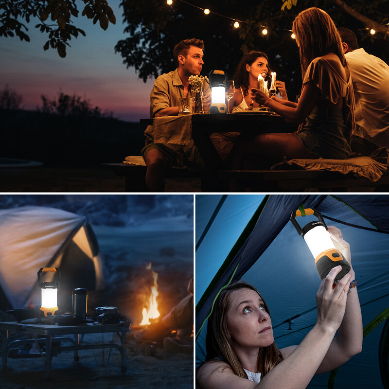 EverBrite Rechargeable LED Camping Lantern Power Bank Function 5 Lighting Modes