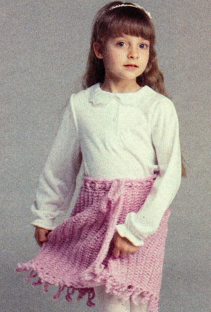 EASY Little Girl's Skirt/Crochet Pattern INSTRUCTIONS ONLY