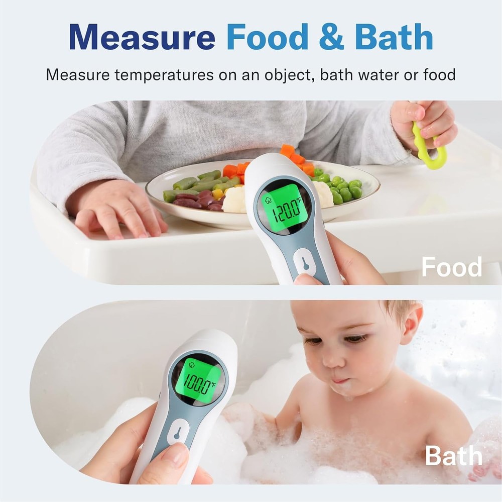 Forehead Ear Digital Infrared Thermometer Touchless Instant Read Baby