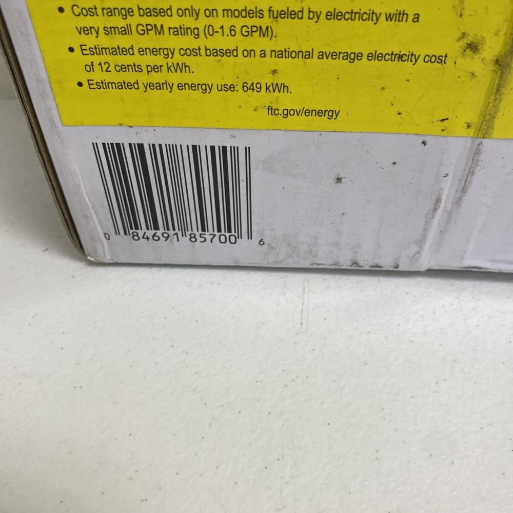GE Self Modulating 1.2 GPM Point Of Use Tankless Electric Water Heater 5.5 KW