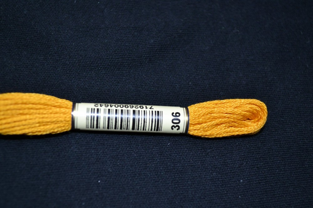 Anchor Cotton Threads for Embroidery Shade 306 Topaz Medium Light