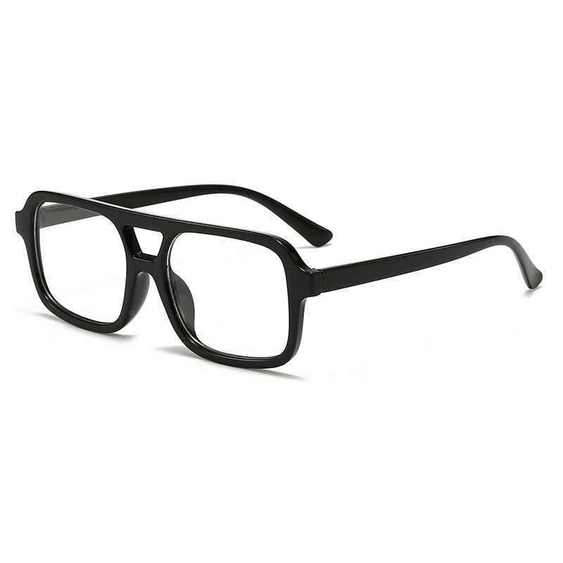 Men Women Square Blue Light Blocking Reading Glasses Double Bridge Glasses New