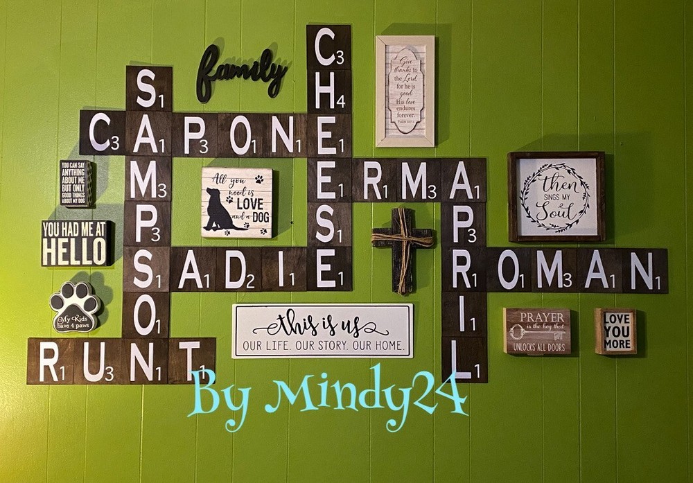 4X4 Scrabble Wall Tiles - Beautiful