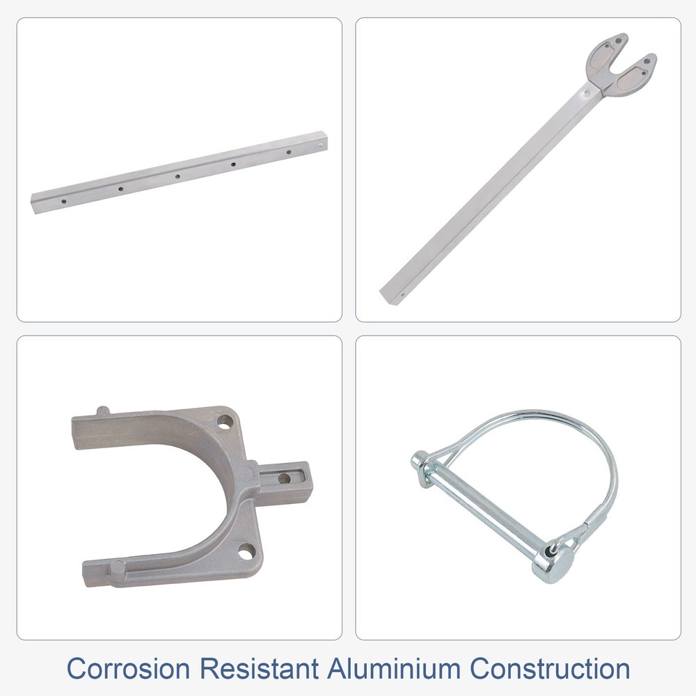 23-35" Adjustable Transom Saver 400-RB Composite Head Holds Engine NEW