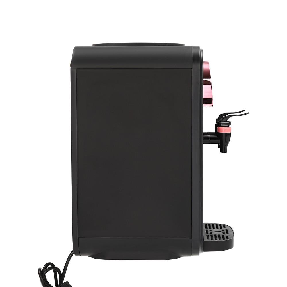 110V Black Hot/Cold Water Countertop Dispenser Top Loading Water Dispenser
