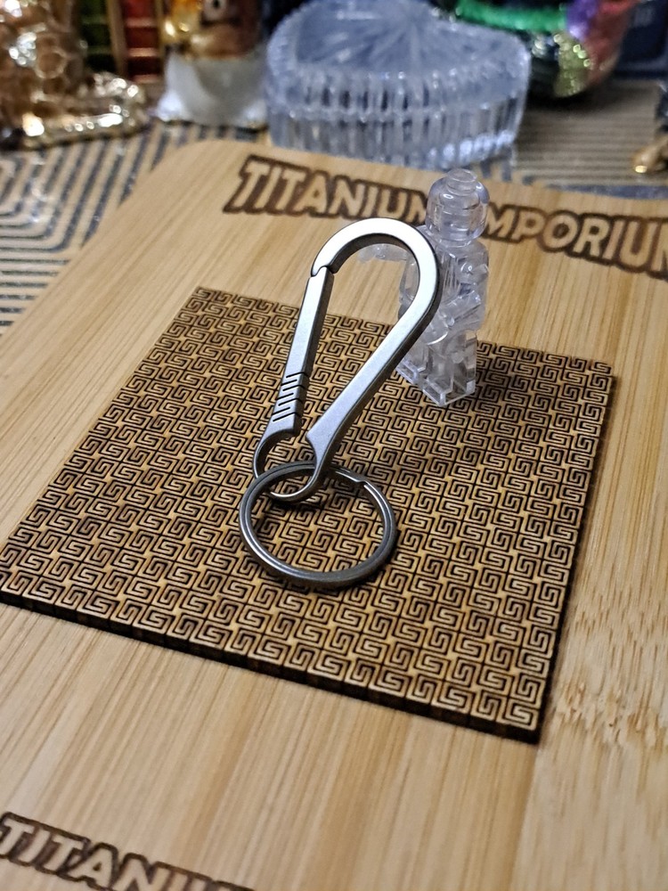 EDC Titanium Carabiner Keychain