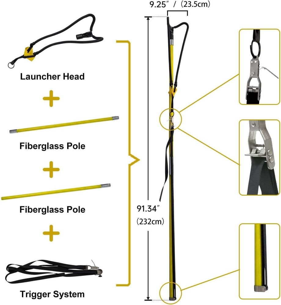 Sling Shot Arborist Throwline Launcher with Trigger