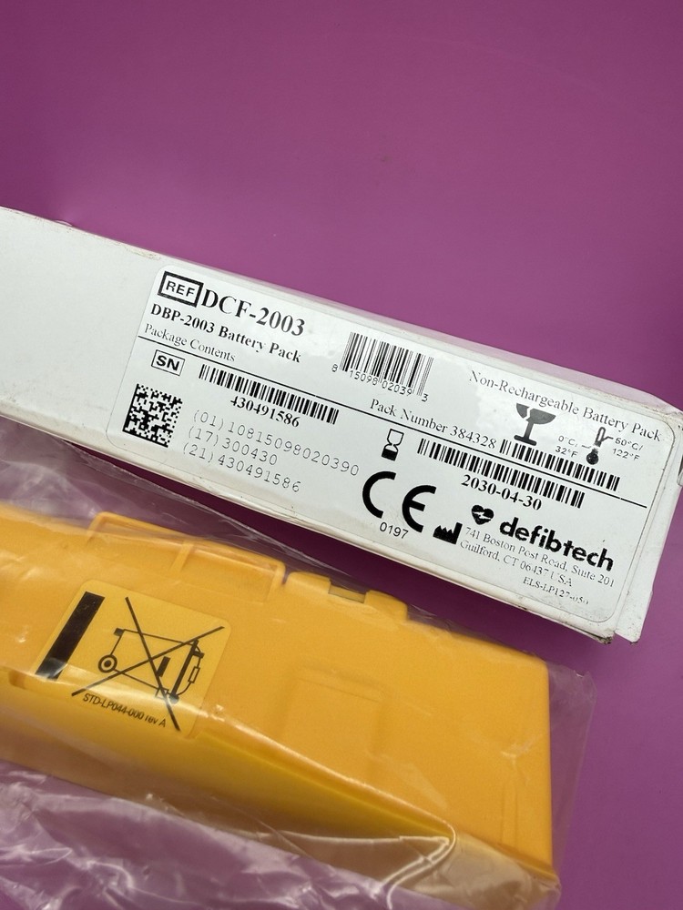 Defibtech DBP-1400 Battery Pack EXP 04-2030