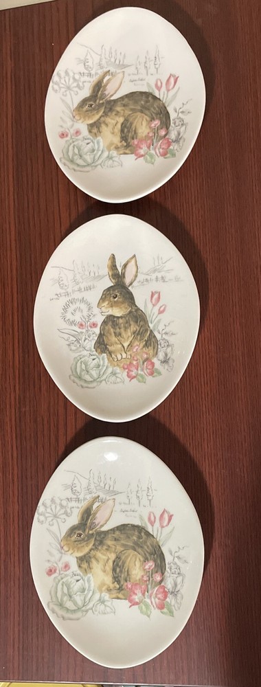 Maxcera Bunny Plate Spring Collection 6.75”x 5.5”