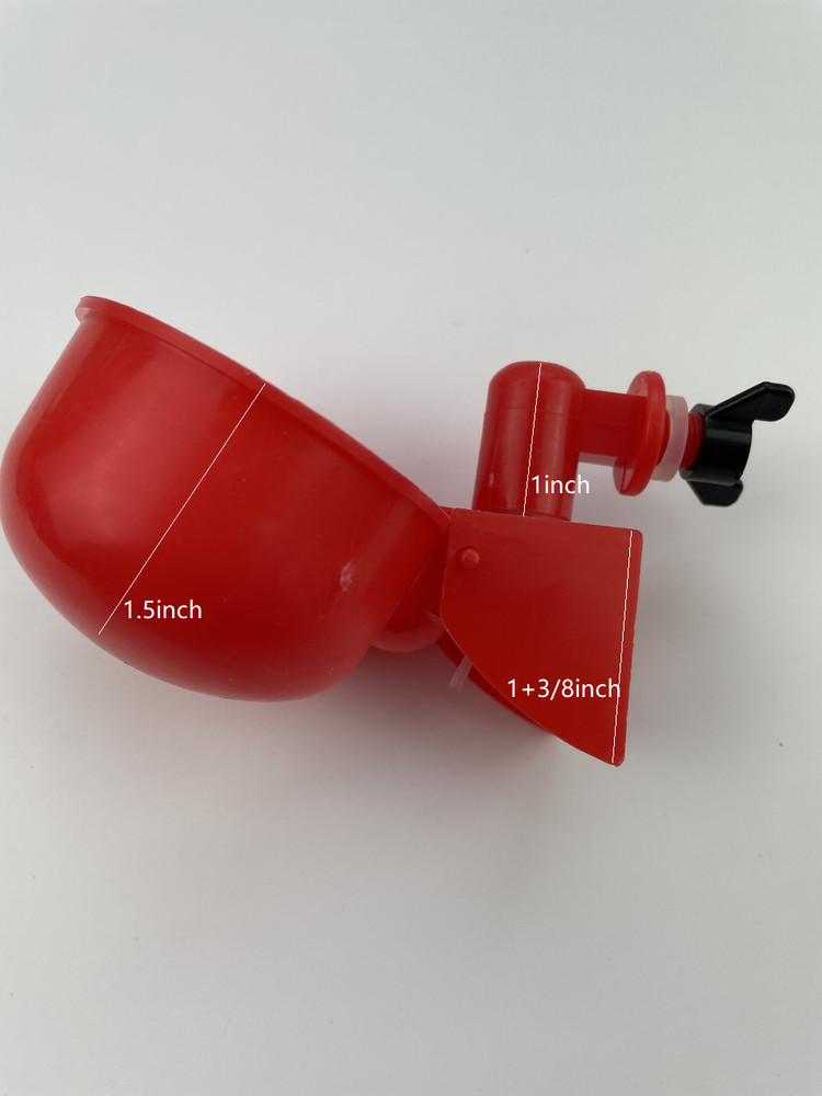 6-Pack Waterer Water Cups Automatic Waterer For Chieken Duck Quail