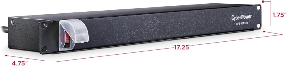 Versatile 10-Outlet Power Distribution for Data Centers, 3- , Black