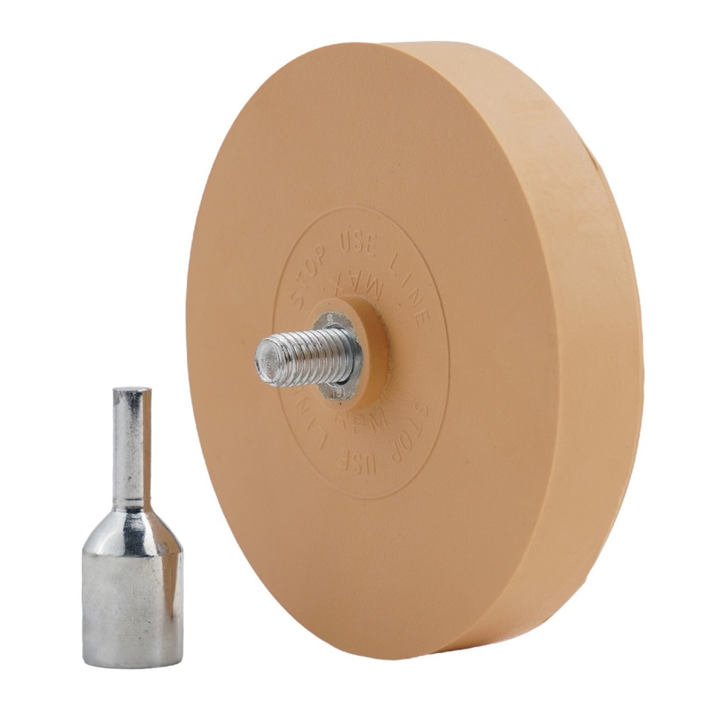 Convenient Compatibility with Electric Drills Rubber Eraser Caramel Wheel