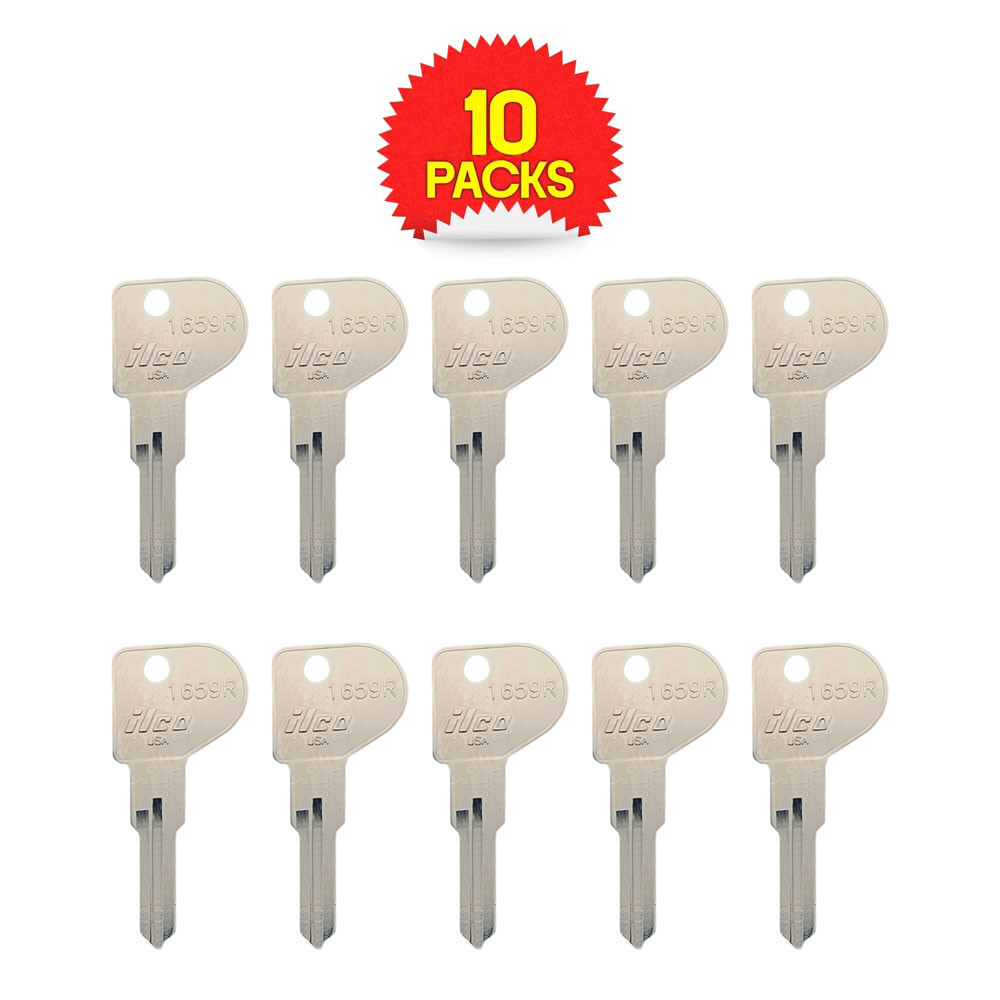 1659R Key Blank – Nickel