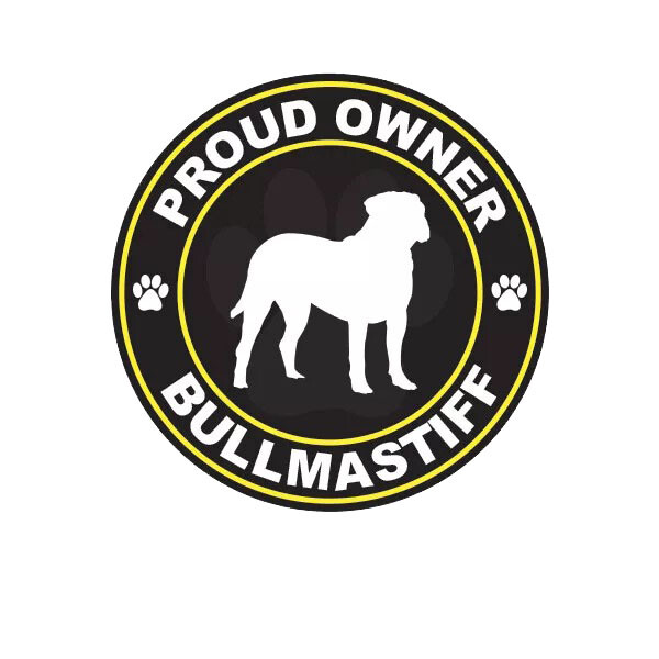 Proud Owner Bullmastiff Sticker Decal