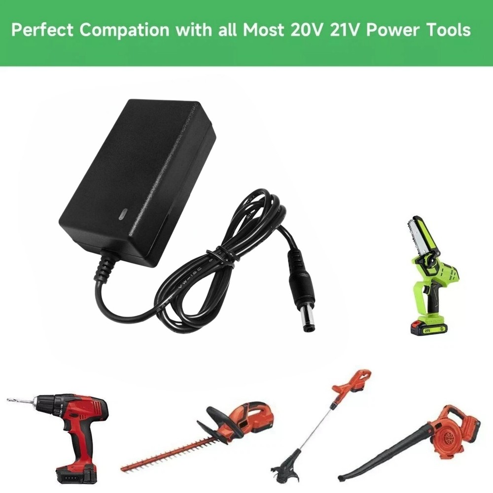 Durable Universal Battery Charger Perfect Compation With Most 20V21V Power Tools