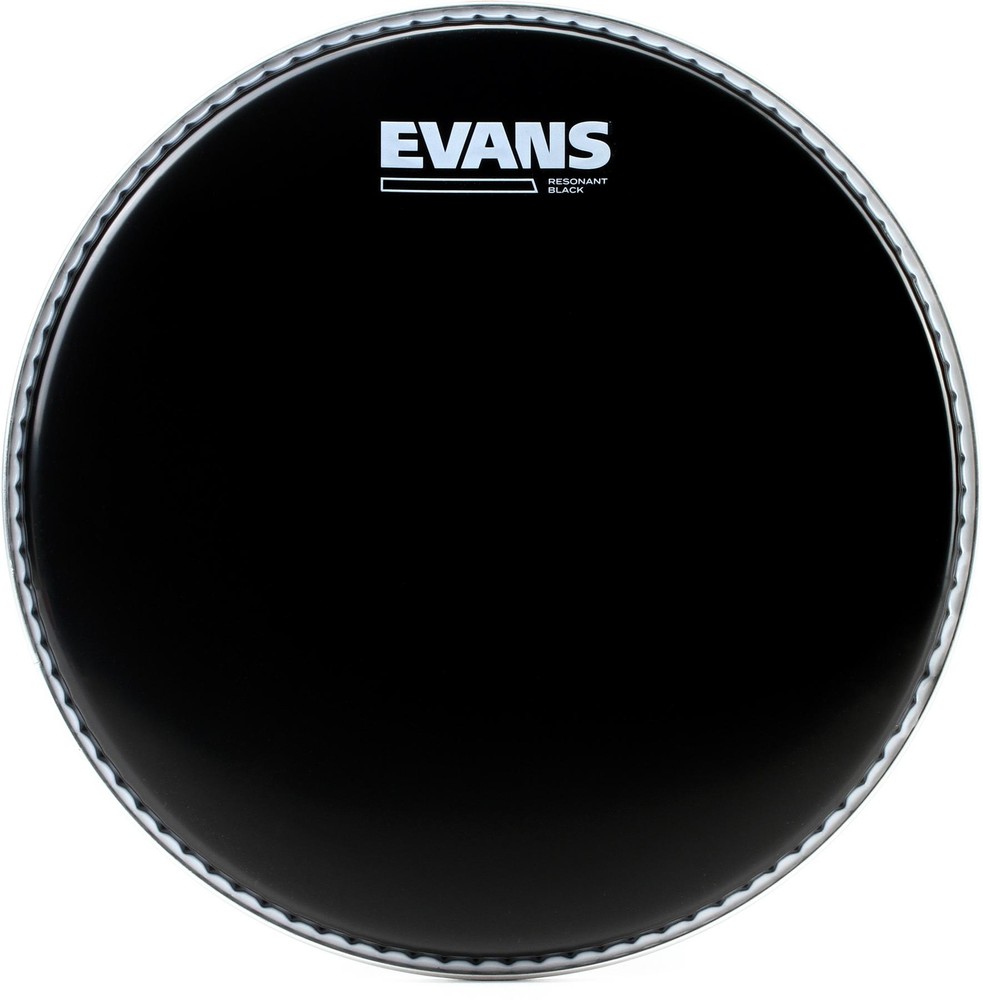 Evans Resonant Black Drumhead - 10 inch (2-pack) Bundle