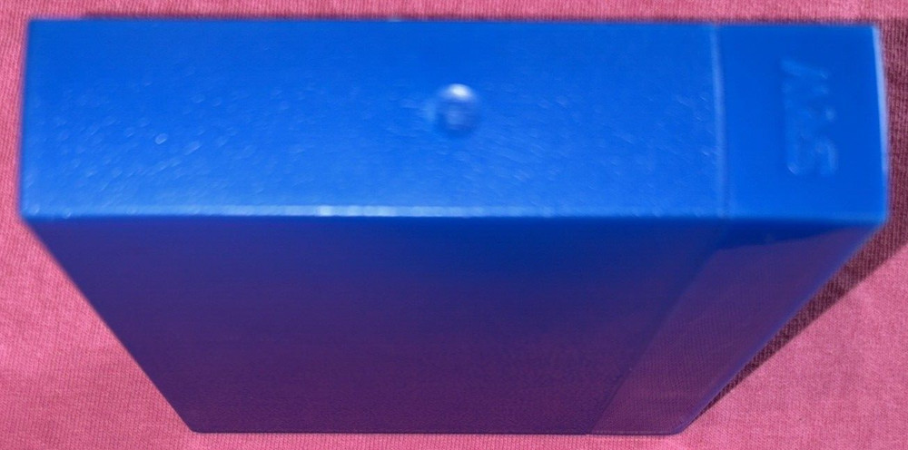 SRW Micro/5 Disk Diskette ComPak Case Plastic w/5 Blue 3.5" (IBM) Disks & Labels