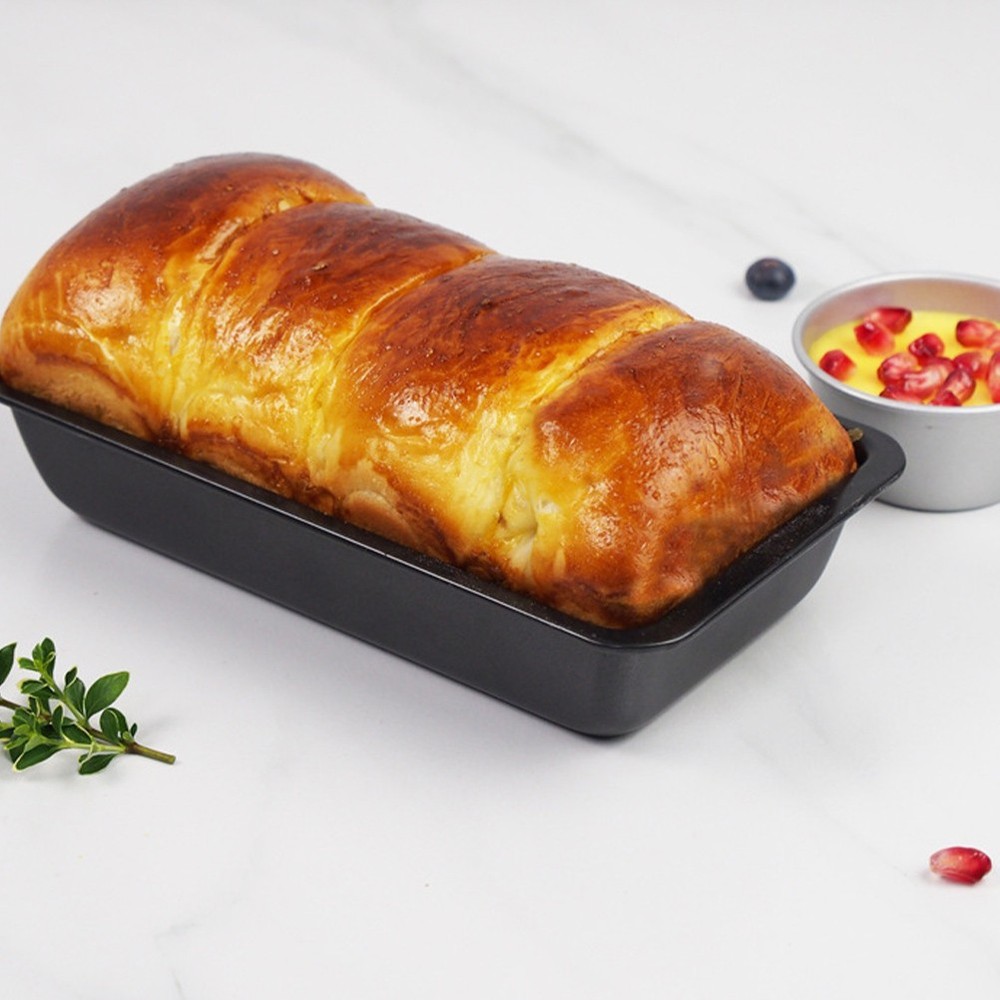 5 Pcs Carbon Steel Non Stick Rectangular Baking Pan Oven Toast Box 6 Inches