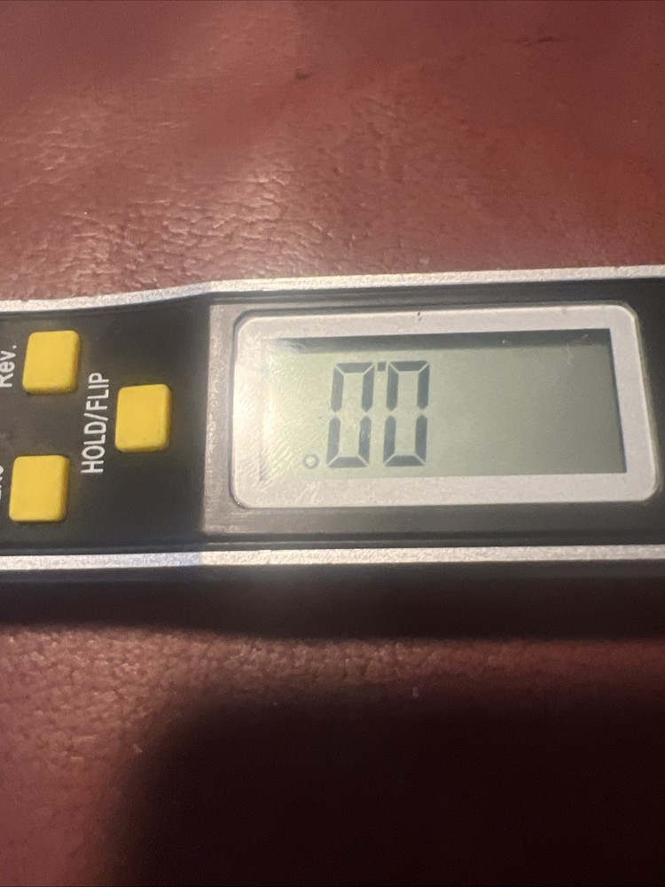 General Tools Digital 8" Sliding T-Bevel Protractor Gauge Angle-izer See Des