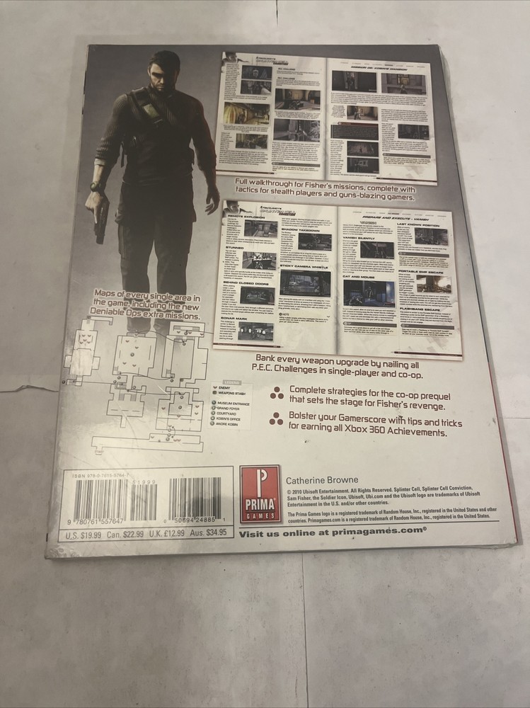 Tom Clancy's Splinter Cell Conviction PRIMA OFFICIAL GUIDE SEALED P77