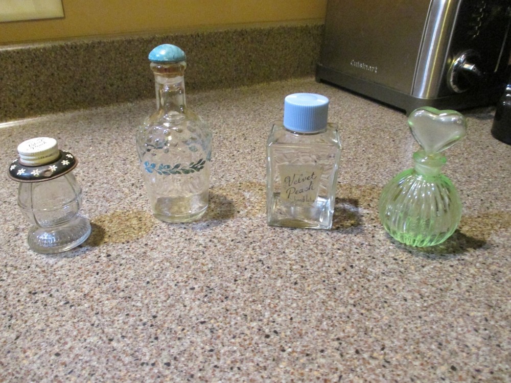 4 Vintage Perfume bottle