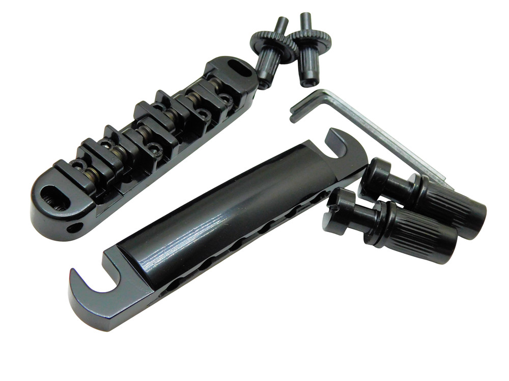 Black Roller Saddle TOM Bridge with Stop Tail SMALL POST