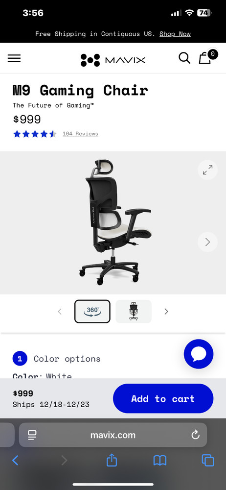 Mavix gaming chair