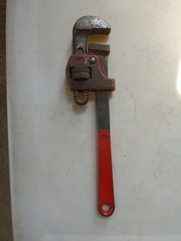Vintage 14-in Adjustable Pipe Monkey Wrench