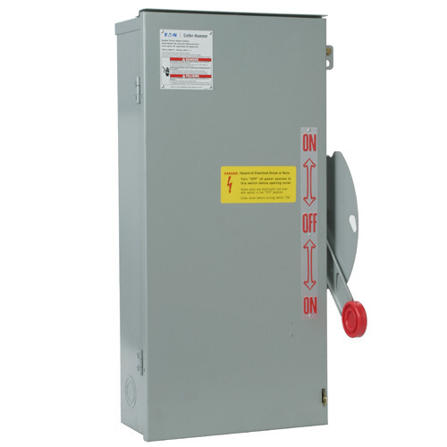 Eaton Double Throw 200 Amp Generator Transfer Switch DT224URK-NPS