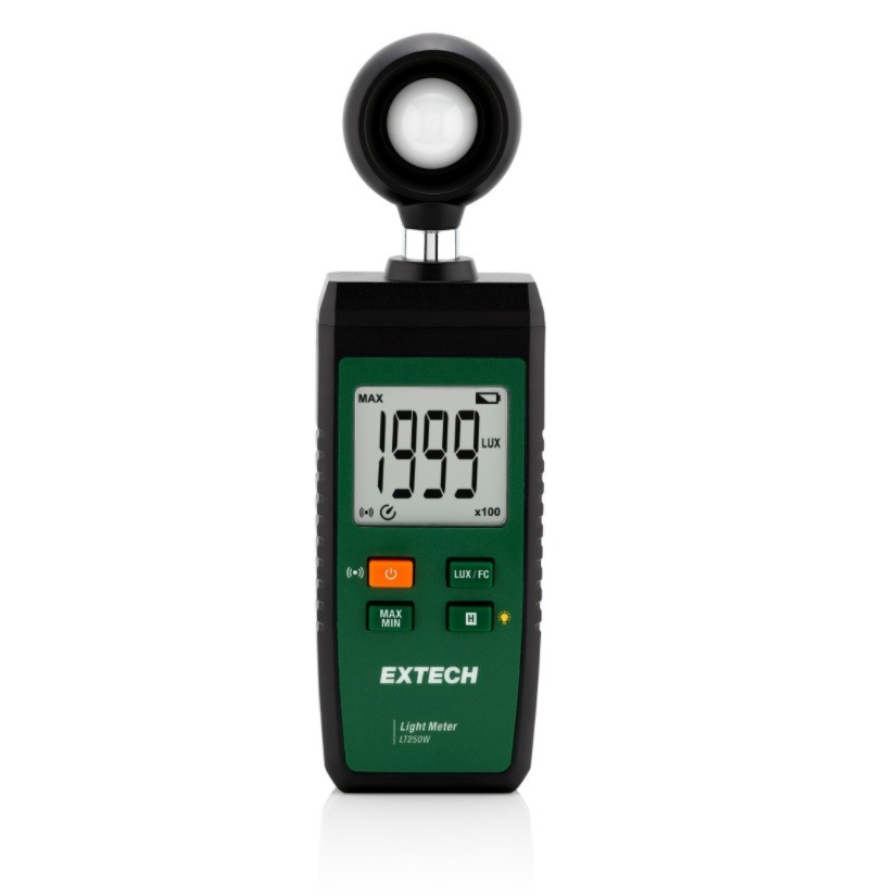 Extech LT250W: Light Meter with Connectivity to ExView® App