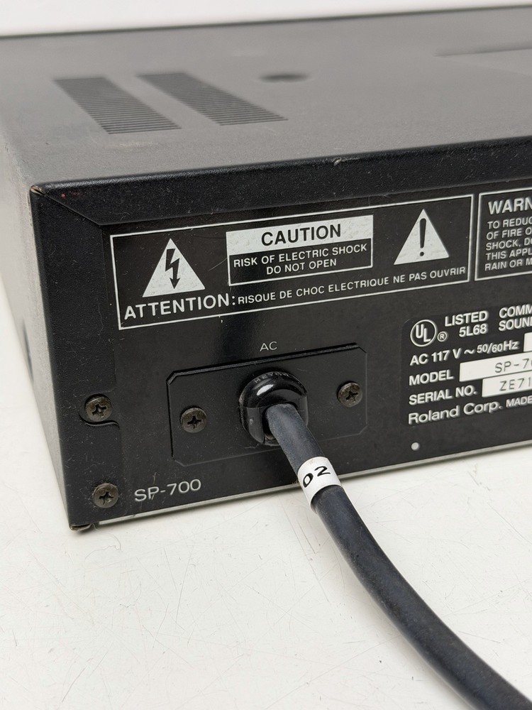 Untested Fully - Dim Display - Roland SP-700 Digital Sampler Playback Module