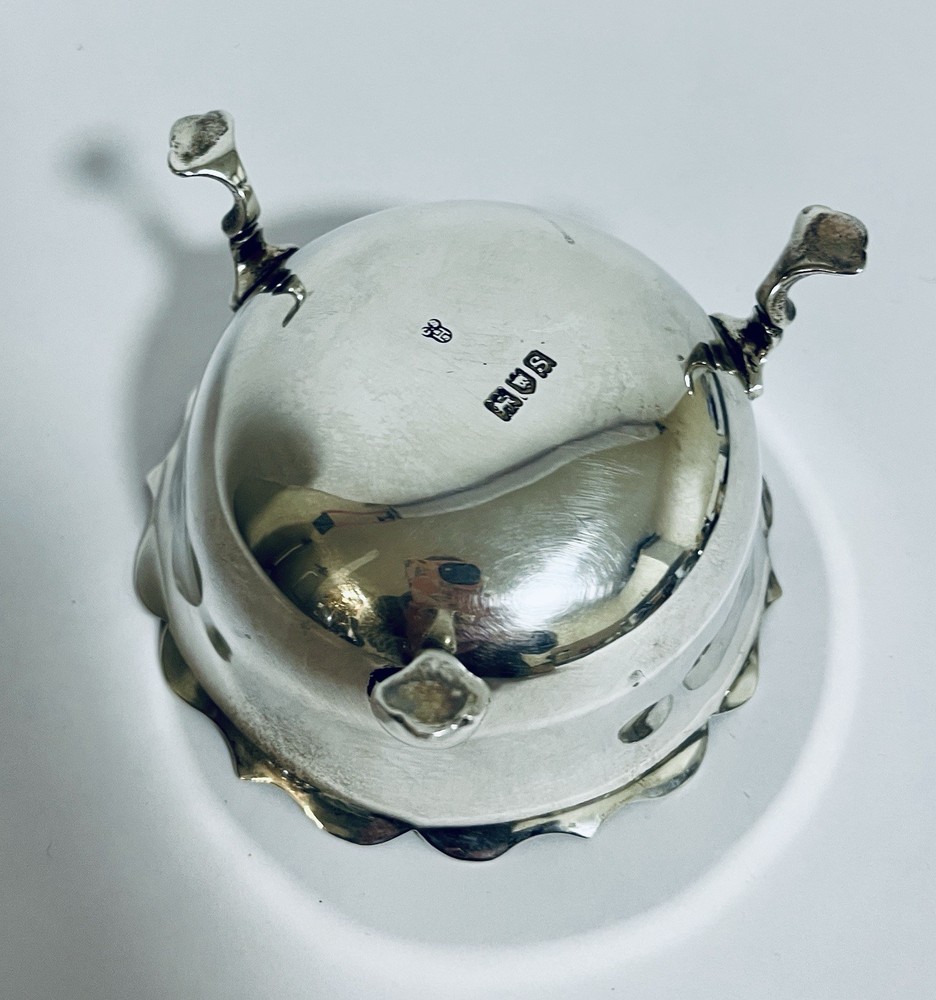 Antique Solid Sterling Silver Sugar Bowl Dish 1913