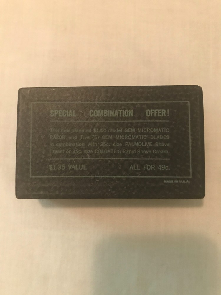 Vintage Gem Micromatic Razor in Original Box #2