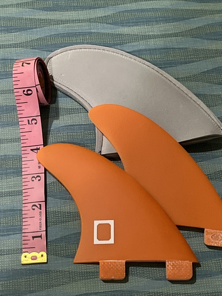 Canvas surfboards Orange Sides 2Fin Set with sheath