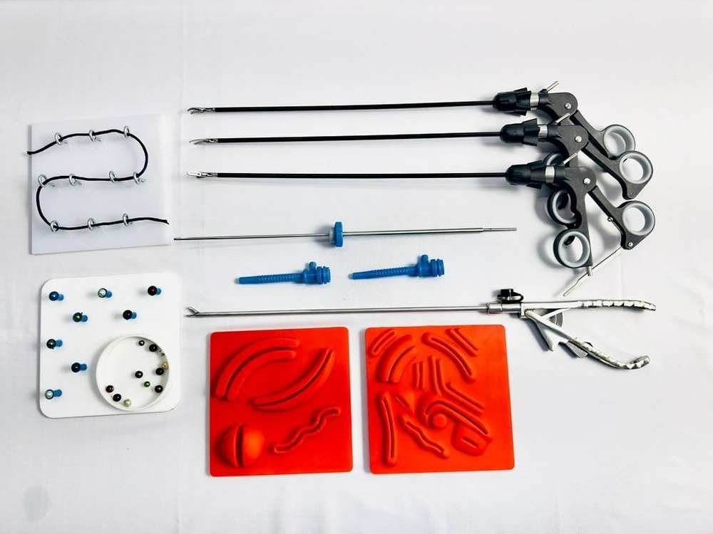 Laparoscopic Training Kit complete Set 5mmx330mm Laparoscopy Surgical Instrument