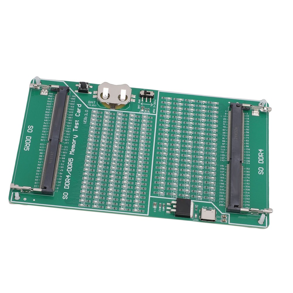 DDR4 DDR5 Memory Tester LED Light Troubleshooting Tool For Laptop Desktop Use