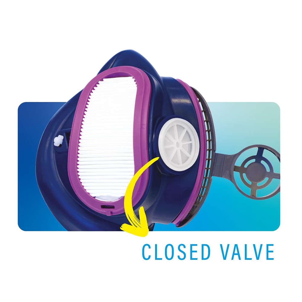 GVS ELIPSE Half Mask Respirator, Elastomeric with Replaceable Cartridge,